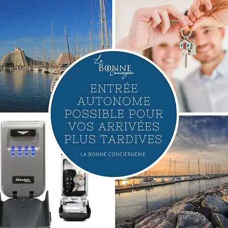 Nid Marin Clim Wifi Proche Lit 140 Appartement Mauguio